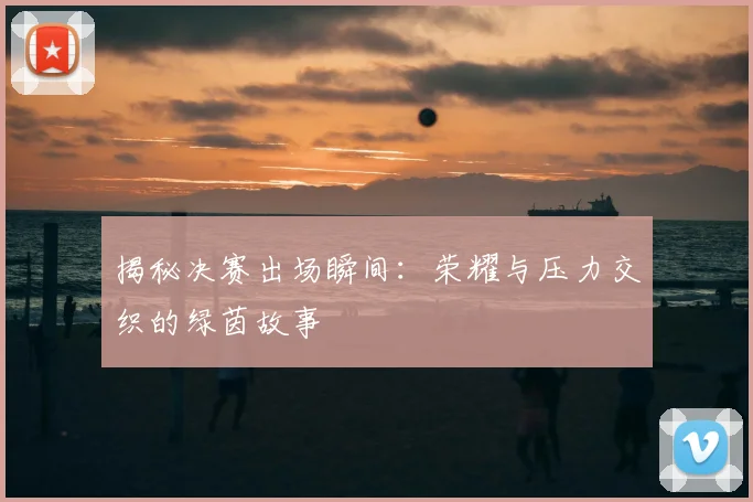 揭秘决赛出场瞬间:荣耀与压力交织的绿茵故事